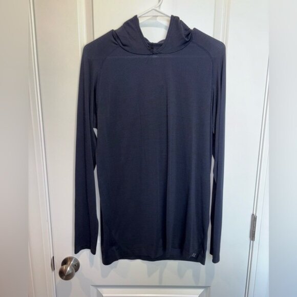 Zyia Men's Navy Performance Hoodie - Picture 1 of 3